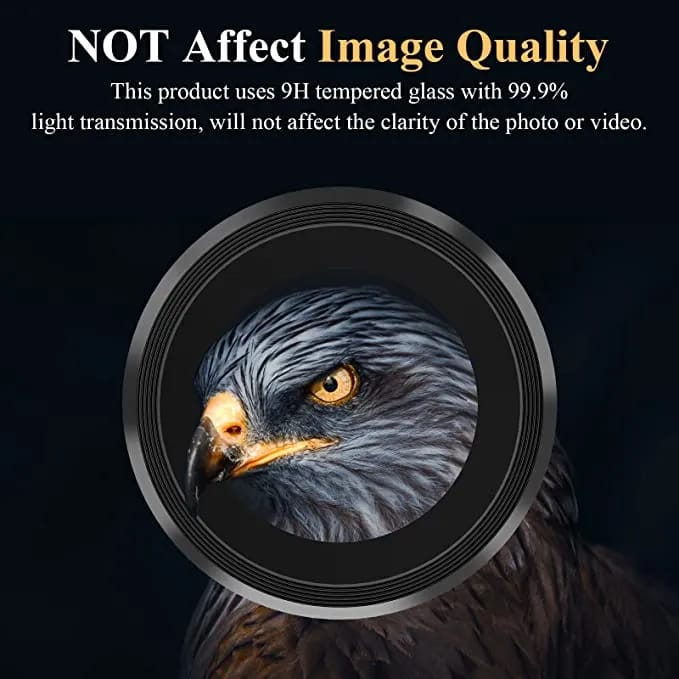 For Samsung Galaxy S23 Ultra Camera Lens Protector - Individual Metal Ring Lens Cover - Black - image 4