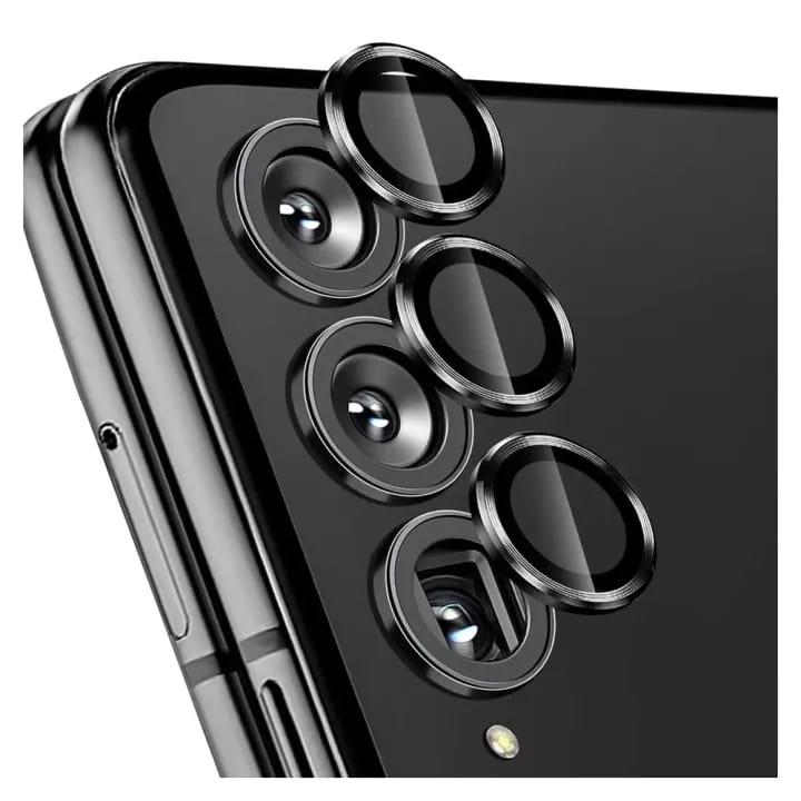 Camera lens for Samsung Galaxy Z Fold 4 Alloy Ring Protector Lens Glass Film Locator - image 2
