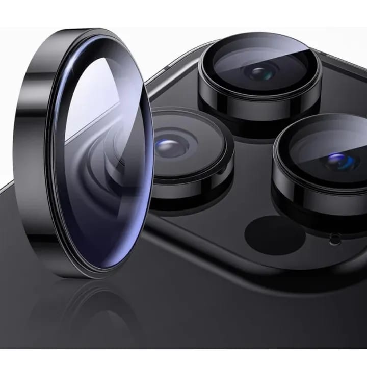 Ring Camera Protector For iPhone 15 Pro Max | 3D Curved Tempered Glass Metal Rear Lens Film Protect Cap | - image 5