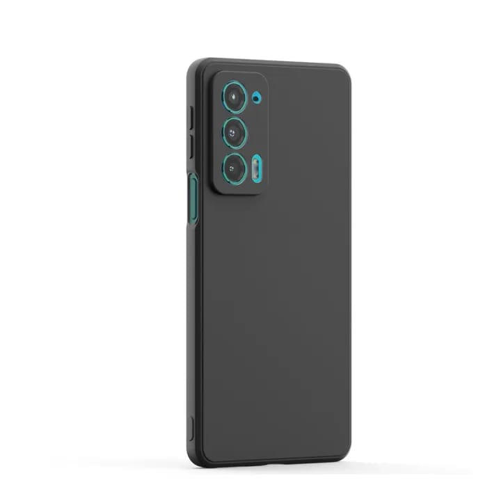 For Motorola Moto Edge 20 Phone Case - Slim Black Silicone Gel Shockproof TPU Back Cover - image 1