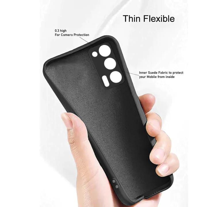 For Motorola Moto Edge 20 Phone Case - Slim Black Silicone Gel Shockproof TPU Back Cover - image 2