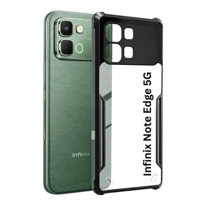 Only for Infinix Note Edge 5G Phone Case - Bumper Back Hard Transparent Clear Shockproof TPU Phone Cover Motorola - Mero Deals - image 1