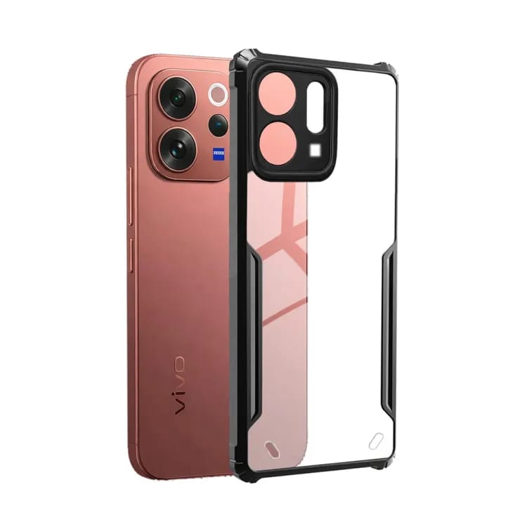 Only for Vivo V70 / Elite 5G 2026 Phone Case - Bumper Back Hard Transparent Clear Shockproof TPU Phone Cover - Mero Deals