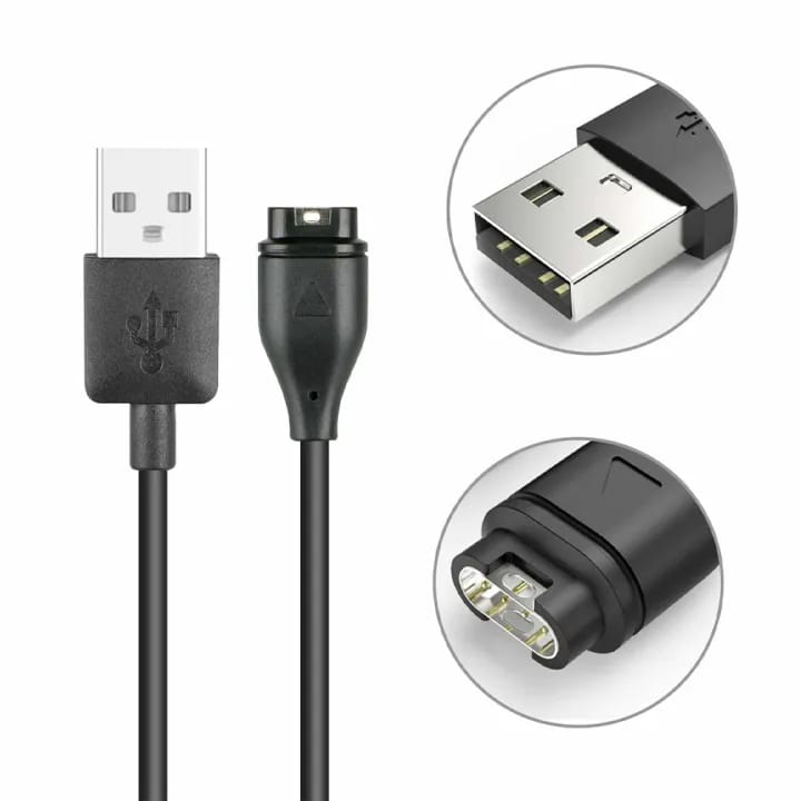 Charger for Garmin Fenix 5 5S 5X 6 6S 6X Pro Vívoactive 3 4 4S Watch USB Charging Cable - image 1