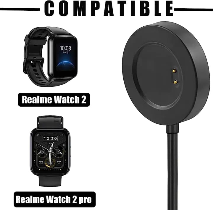 For Realme Smart Watch 2 / 2 Pro Magnetic USB Charger Replacement Charging Cord Cable - image 4
