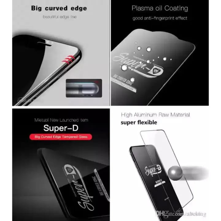 For Nothing Phone 3 5G 2025 SuperD Polished Edge Glass - Full Glue Tempered Screen Protector - image 4