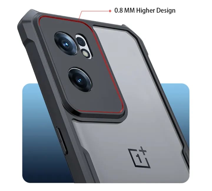 Case for Oneplus Nord CE 2 5G - XUNDD Shockproof Transparent PC + TPU Bumper Back Cover - image 3