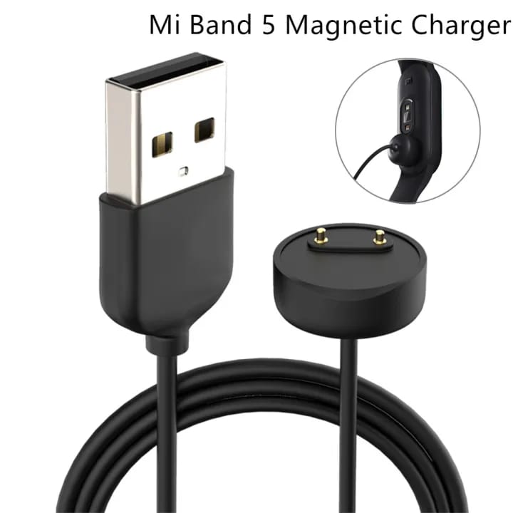 For Mi Band 5 / 6 Magnetic USB Charger Replacement Charging Cord Cable - image 3