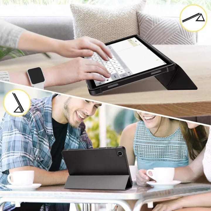 FlipCase for iPad 9.7 Inch Case 6th/5th Gen 2017-18 Stand Case with Translucent Frosted Back Smart Cover with Pen Holder - image 5