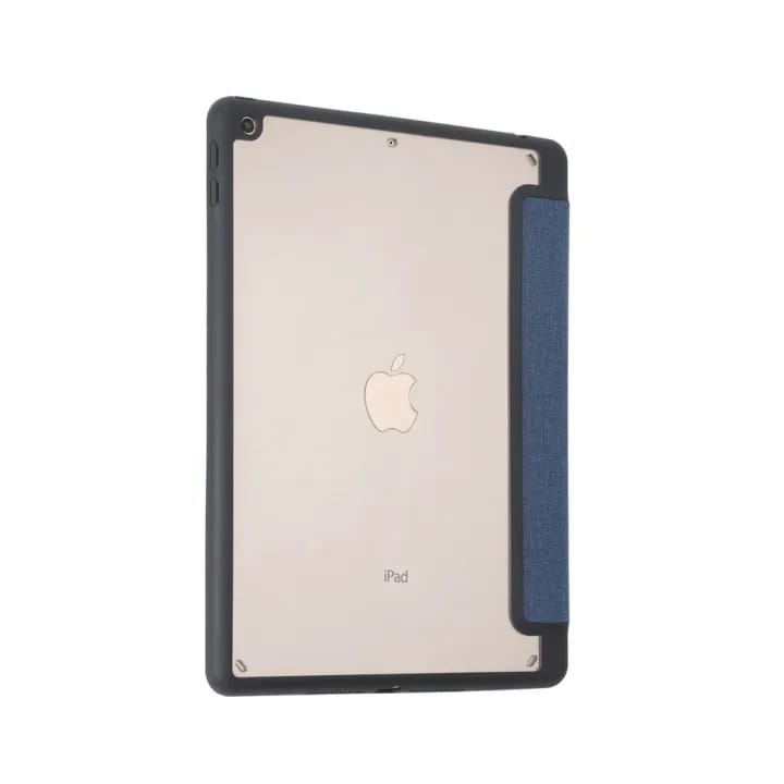 EVO CRYSTAL Folio Case For Apple Ipad 10.2 Inch - Transparent Back Cover Case Shell With Pencil Holder - image 5