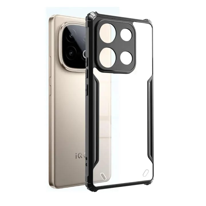 Only for VIVO IQOO Neo 10 / Z10 Turbo 5G Phone Case - Bumper Back Hard Transparent Clear Shockproof TPU Phone Cover - Mero Deals - image 1
