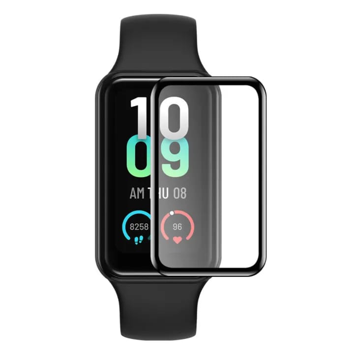For Amazfit Band 7 5 Fitness Smart Watch PMMA 3D Full Cover Screen Protector - image 1