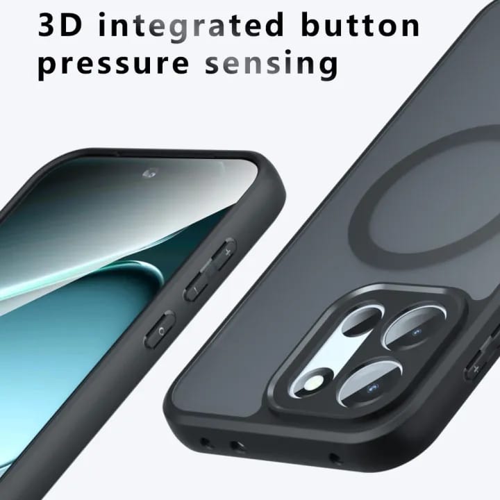 Case for ONEPLUS Nord CE 6 5G 2026 - Magsafe Acrylic Matte Shockproof Skin Friendly Feel Full Cover, Drop-proof 1+ Nord CE6 - image 3