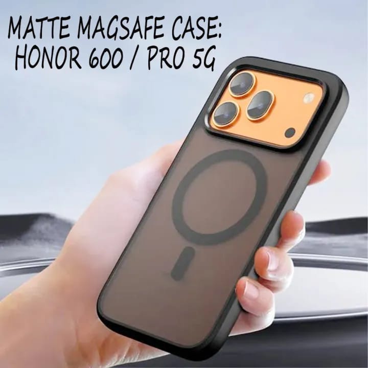 Case for HONOR 600 / Pro 5G 2026 - Magsafe Acrylic Matte Shockproof Skin Friendly Feel Full Cover, Drop-proof - image 2