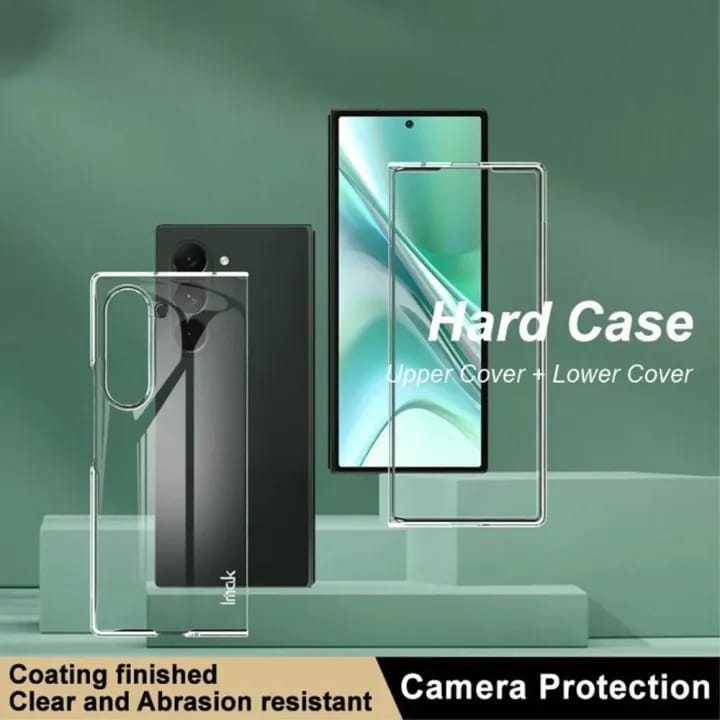 Case for Samsung Galaxy Z Fold 4 5G - Transparent Cristal Hard Shell Cover - Non-Yellowing Fold4 - image 4