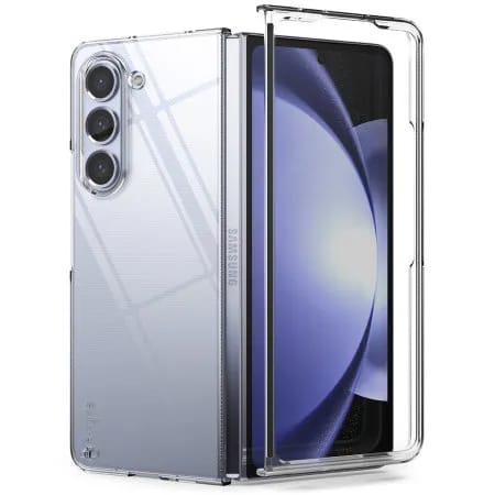 Case for Samsung Galaxy Z Fold 4 5G - Transparent Cristal Hard Shell Cover - Non-Yellowing Fold4 - image 2