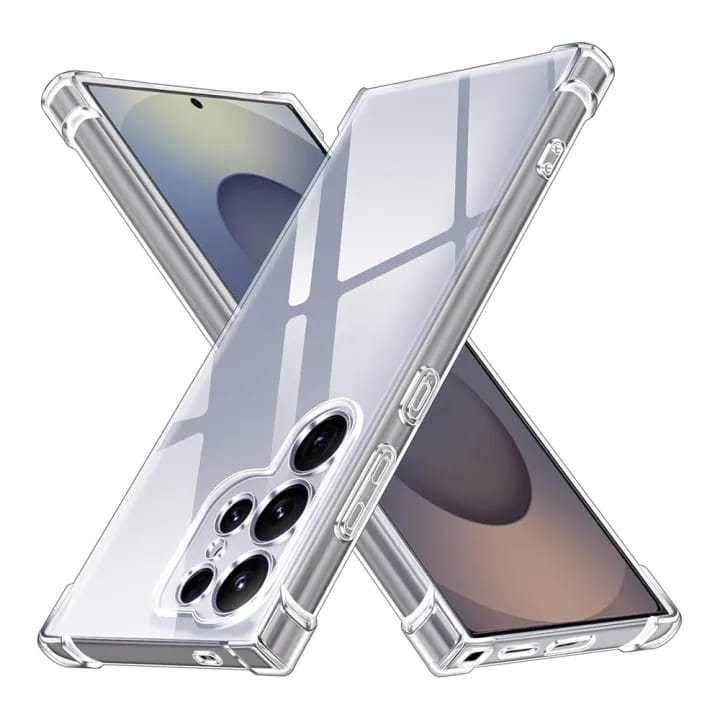 Case for Samsung Galaxy S26 Ultra 5G - Clear Transparent Soft Shockproof Airbag Crystal Phone Back Cover - image 1