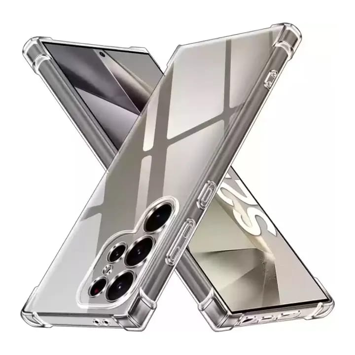 Case for Samsung Galaxy S26 Ultra 5G - Clear Transparent Soft Shockproof Airbag Crystal Phone Back Cover - image 3