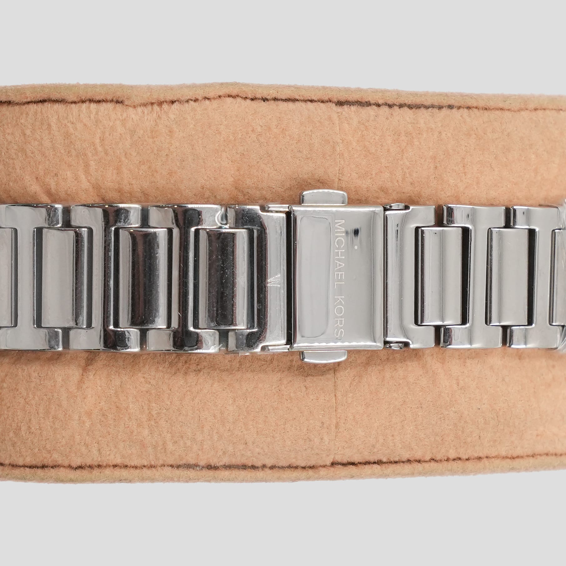 Michael Kors Silver-Tone Floral Dial Ladies Watch with Crystal Pave Bezel - image 3