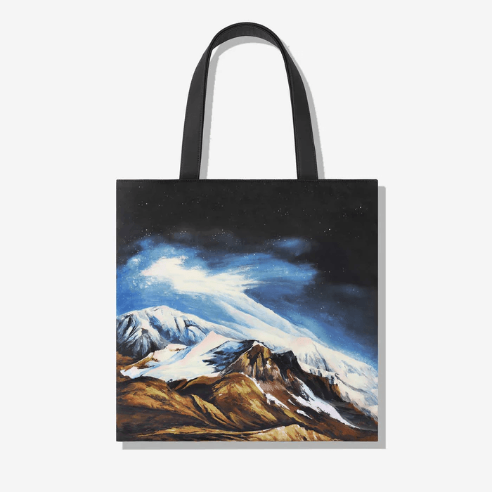 MaH Qianshan Mountain Twilight Snow Printing Tote Bag For Women M232766S - image 3