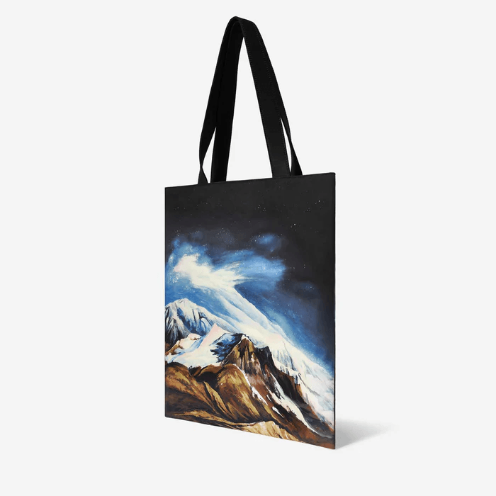 MaH Qianshan Mountain Twilight Snow Printing Tote Bag For Women M232766S - image 4