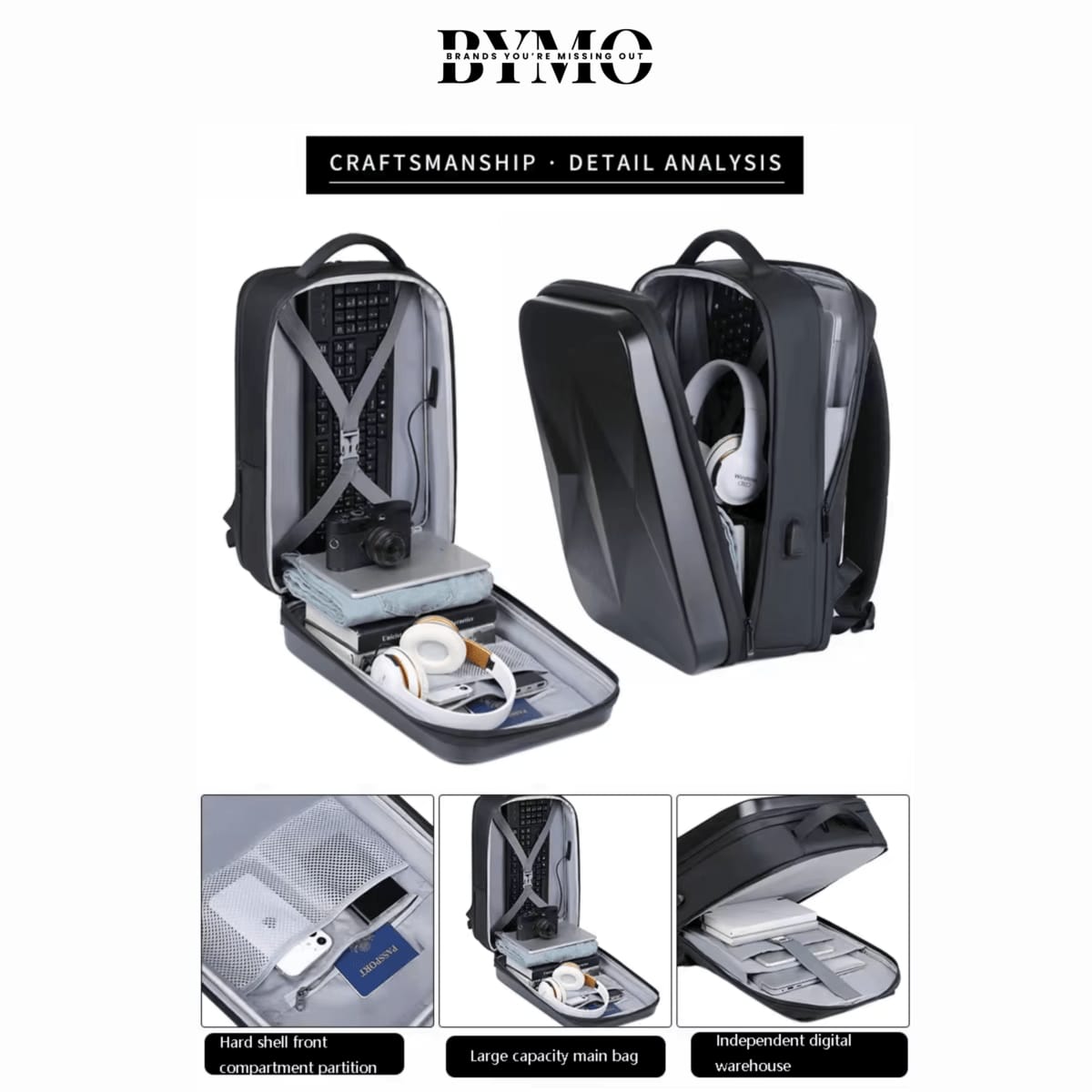 BYMO - Giant Hard-Shell Backpack - image 2