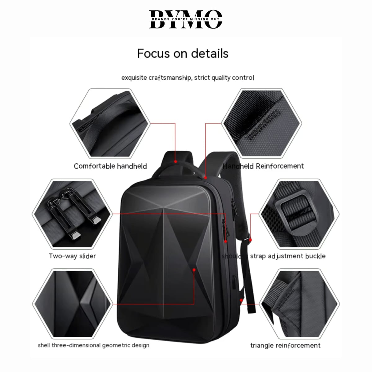 BYMO - Giant Hard-Shell Backpack - image 4