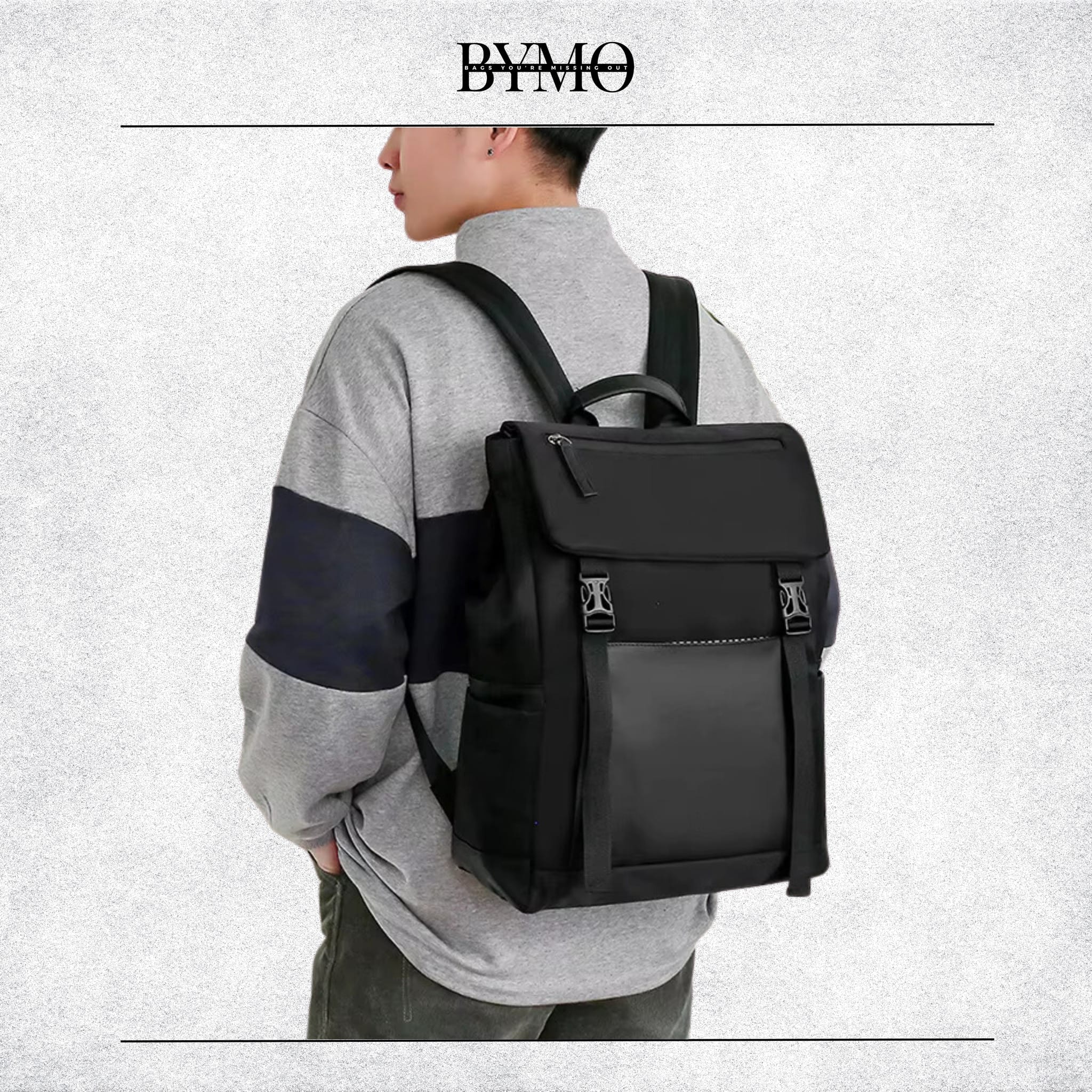 BYMO - Classic Laptop Travel Backpack - image 3