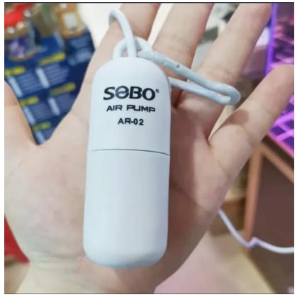Sobo USB Ultra Silent Air Pump Fish Aquarium Tank AR-02 DC USB Portable - image 4