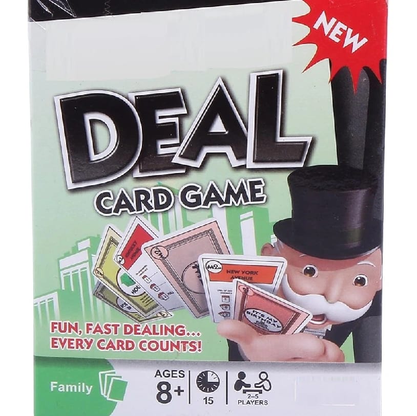 Monopoly Deal Card Game Fun & Fast-Paced Strategy Game For Kids, Family & Friends | Ultimate Trading Card Game With Exciting Property Deals, Action Card - image 1