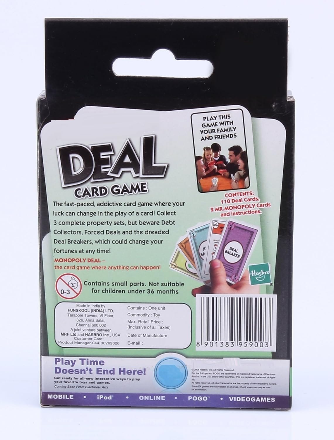 Monopoly Deal Card Game Fun & Fast-Paced Strategy Game For Kids, Family & Friends | Ultimate Trading Card Game With Exciting Property Deals, Action Card - image 2