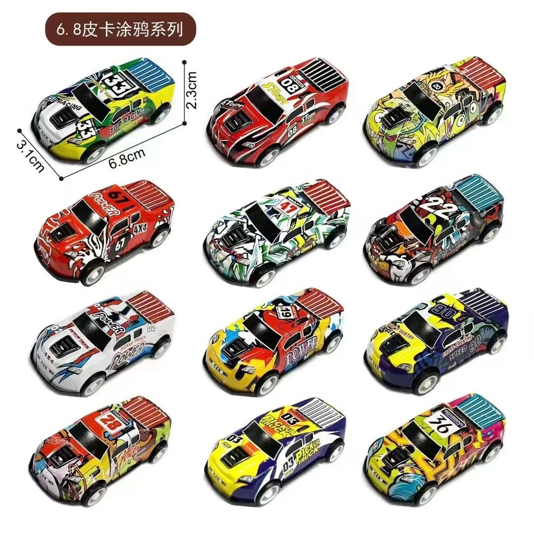 12 Pcs Alloy Car Elite Super Car – Die-Cast Motor City Racer Toy For Kids & Collectors - image 3