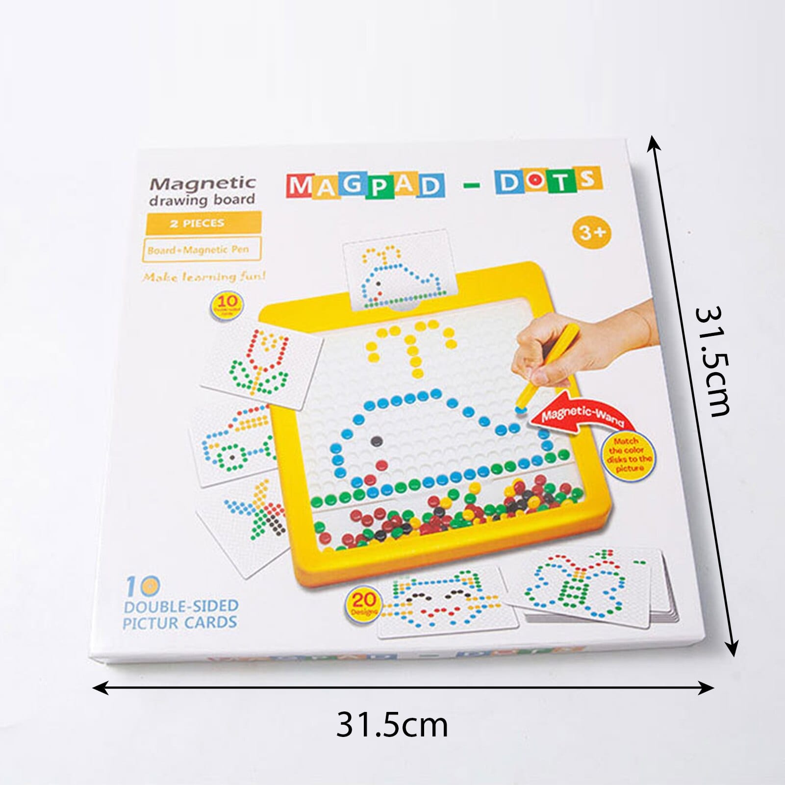 Magnetic Drawing Pad For Kids Writing Painting Sketch Preschool - image 1