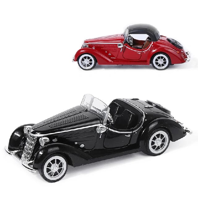 1:32 Vehicle Model Super Classic Pull Back Toy Car Education Collection Open Door Car Model Gift Gift Car - image 3