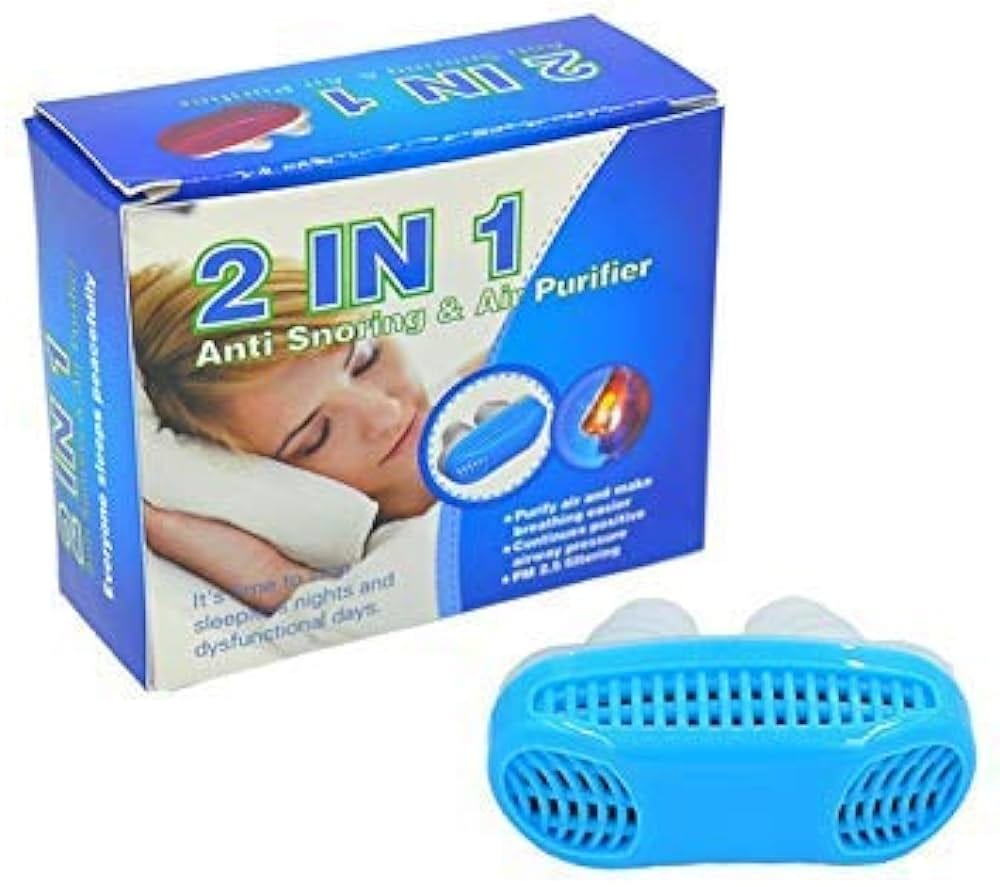 2 In 1 Anti Snoring & Air Purifier Nose Clip - image 2