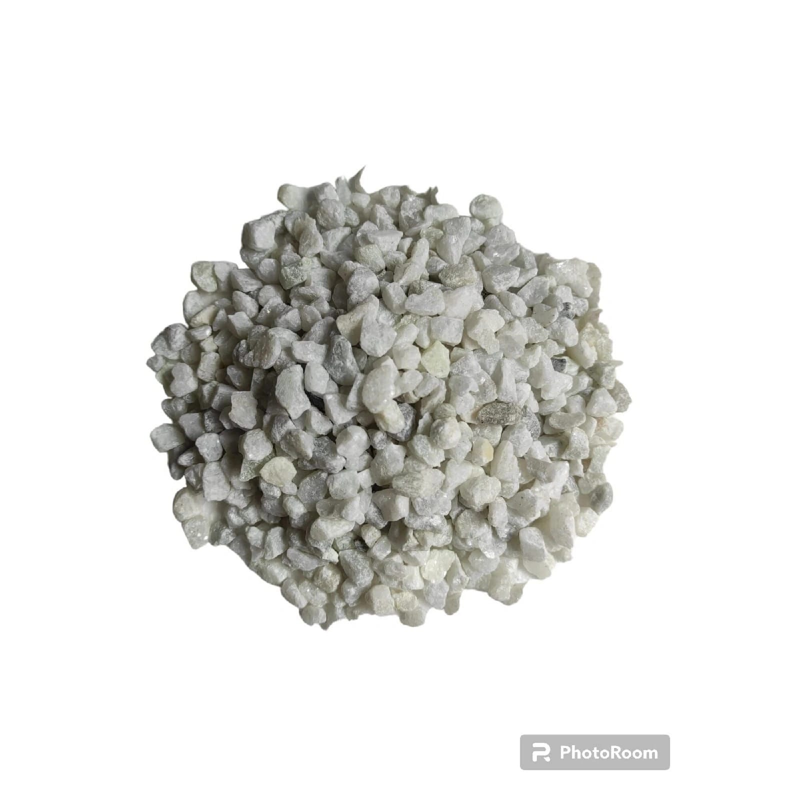 White Marble Chips For Garden Aquarium Indoor Outdoor Decoration Pebbles Stone 2KG - image 1