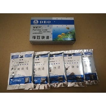 Dbo Magic Purifying Powder For Aquarium 5 Bags By Juwel Aquarium - image 2
