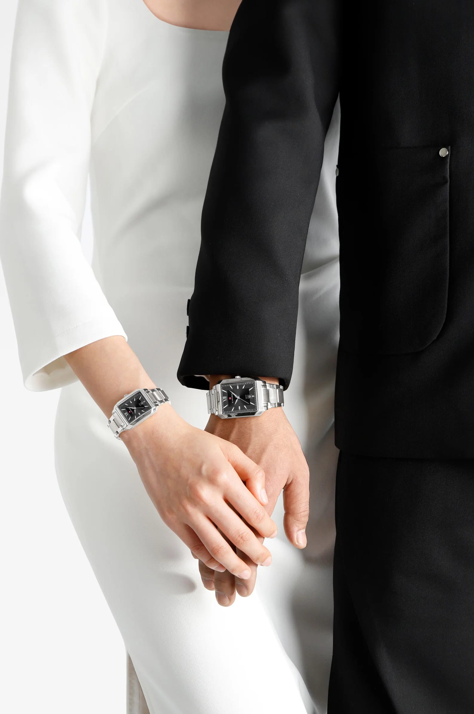 NaviForce NF9251-Silver/Black Couple Watch - image 3