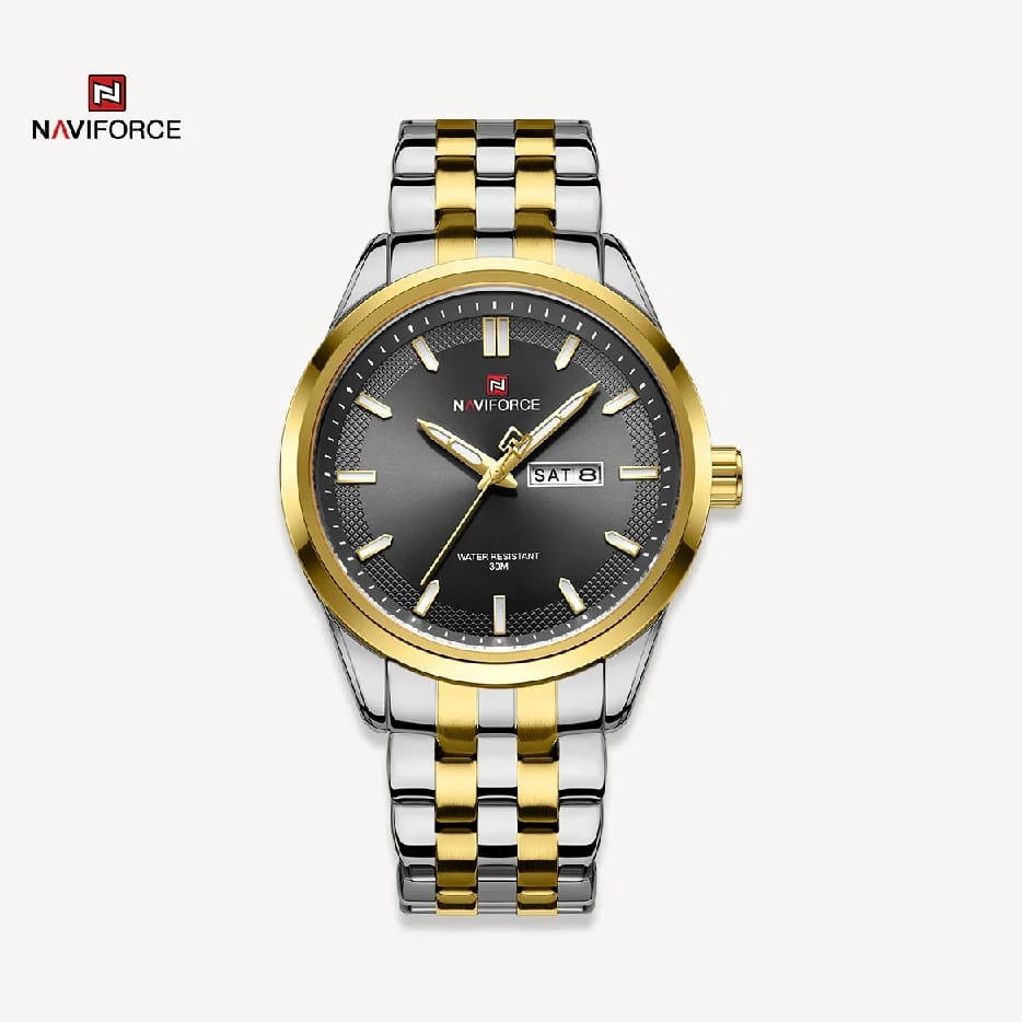 NaviForce Watch NF9203-Golden/Black - image 1