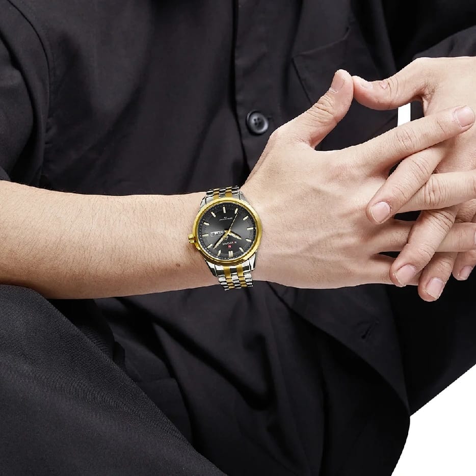 NaviForce Watch NF9203-Golden/Black - image 2