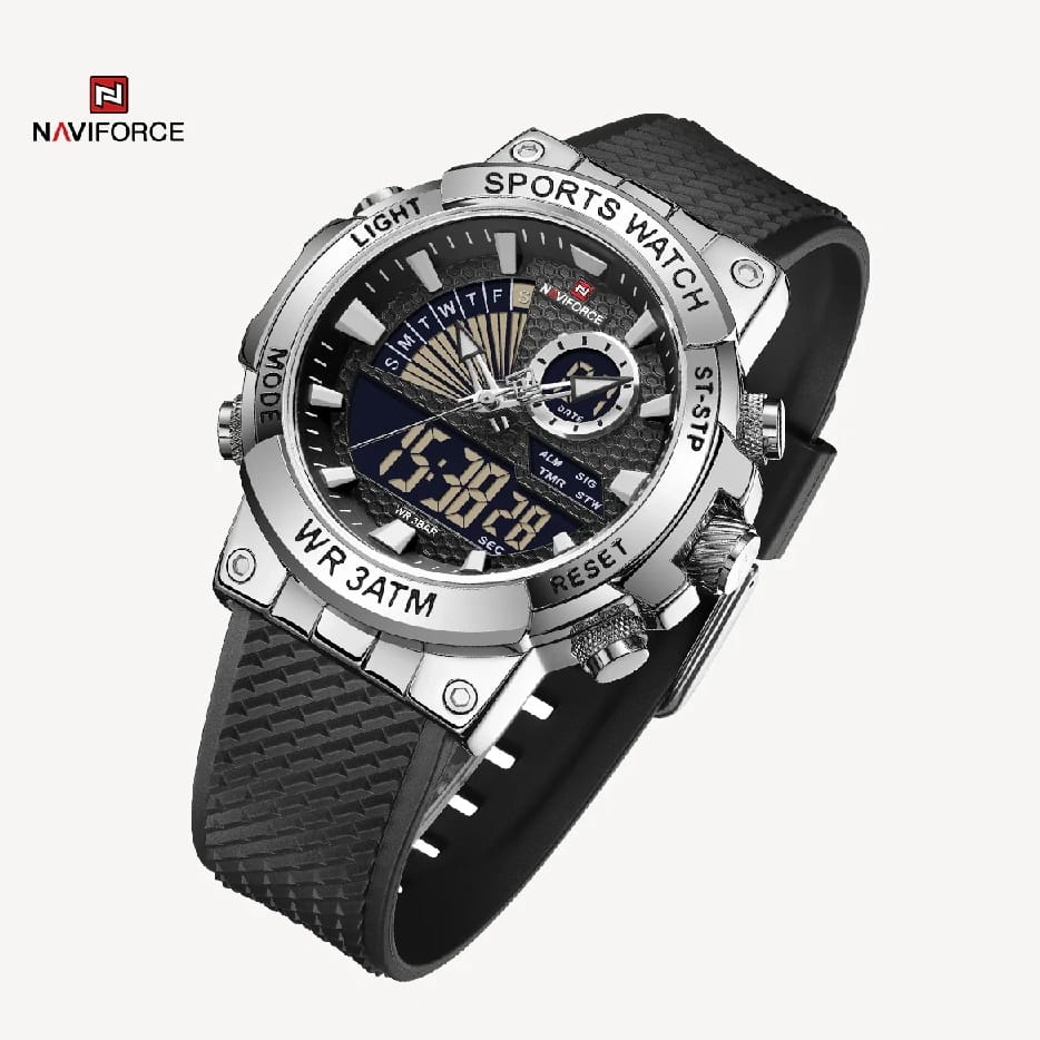 NaviForce Watch NF9219-Black/Silver - image 1