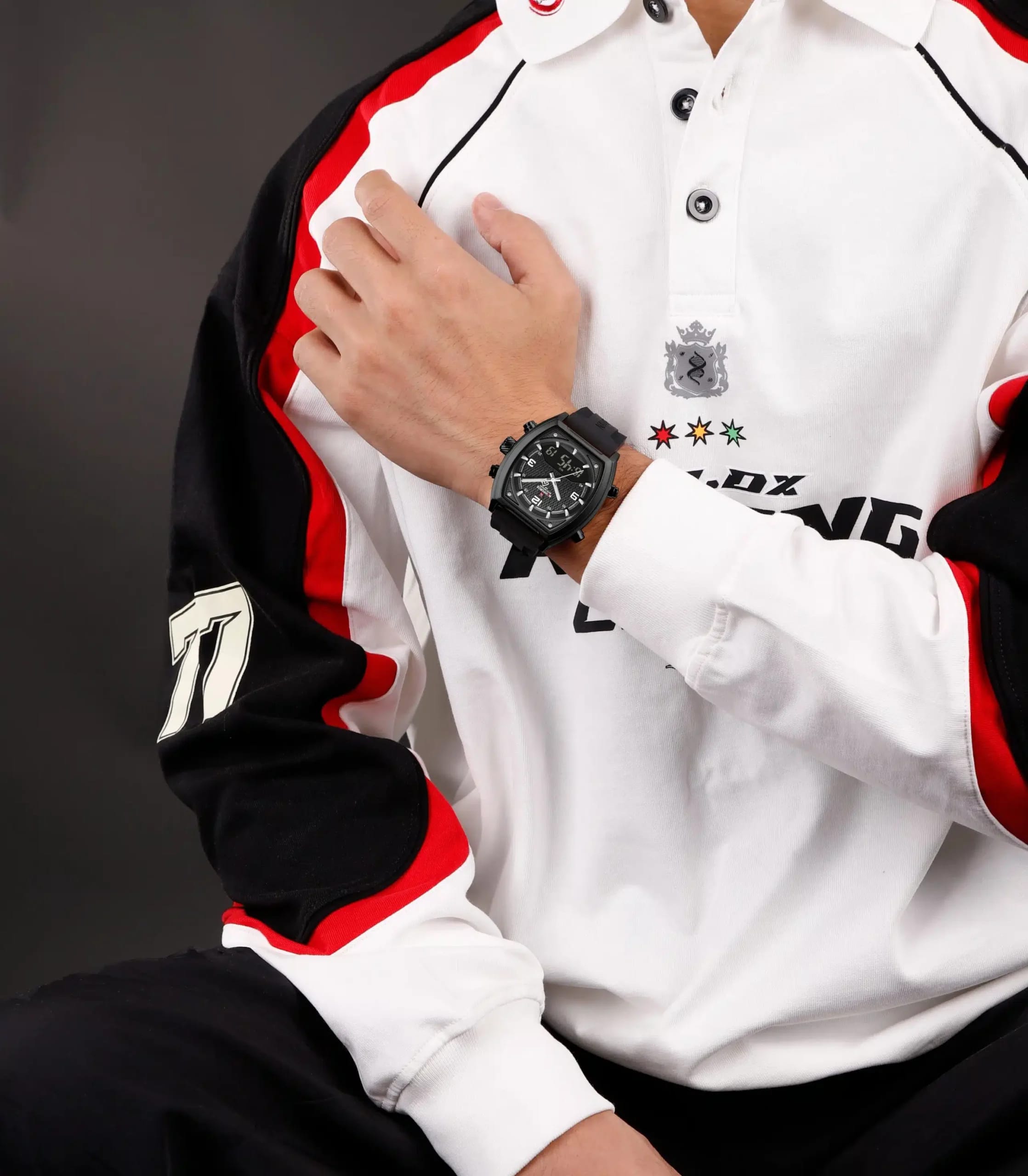 NaviForce NF9242 Black/White: The Ultimate Racing-Inspired Men’S Watch - image 3