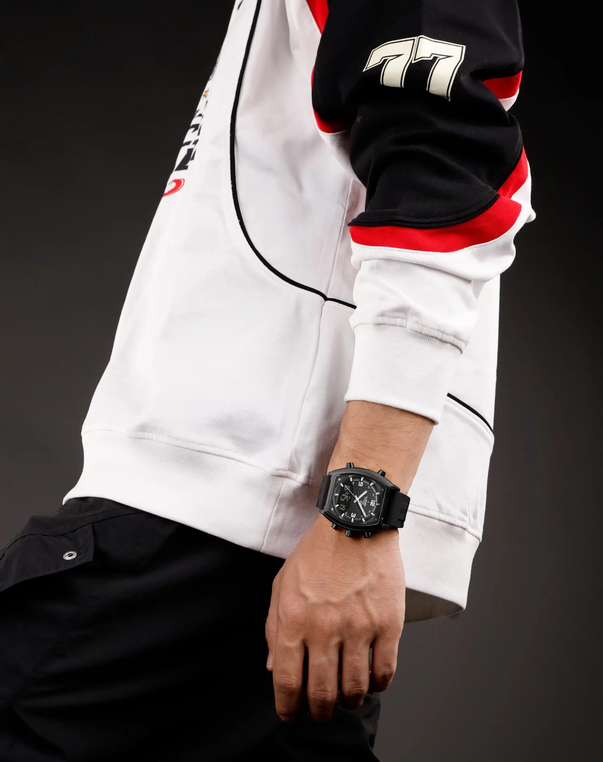 NaviForce NF9242 Black/White: The Ultimate Racing-Inspired Men’S Watch - image 2