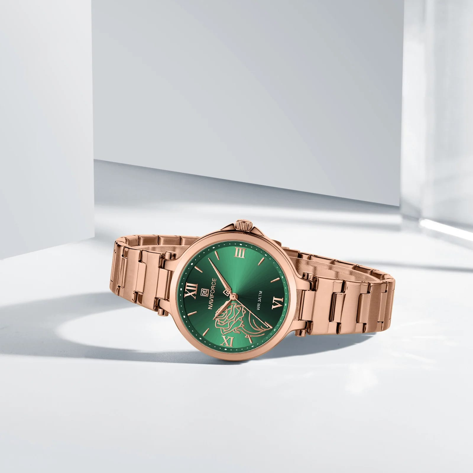 NaviForce Watch NF5060-RoseGold/Green - image 2