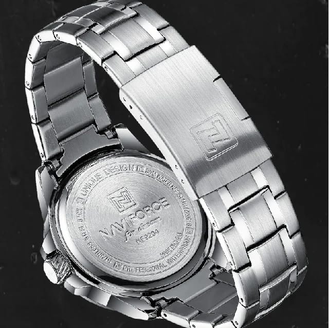 NaviForce Watch NF9204S-Silver/Black - image 3