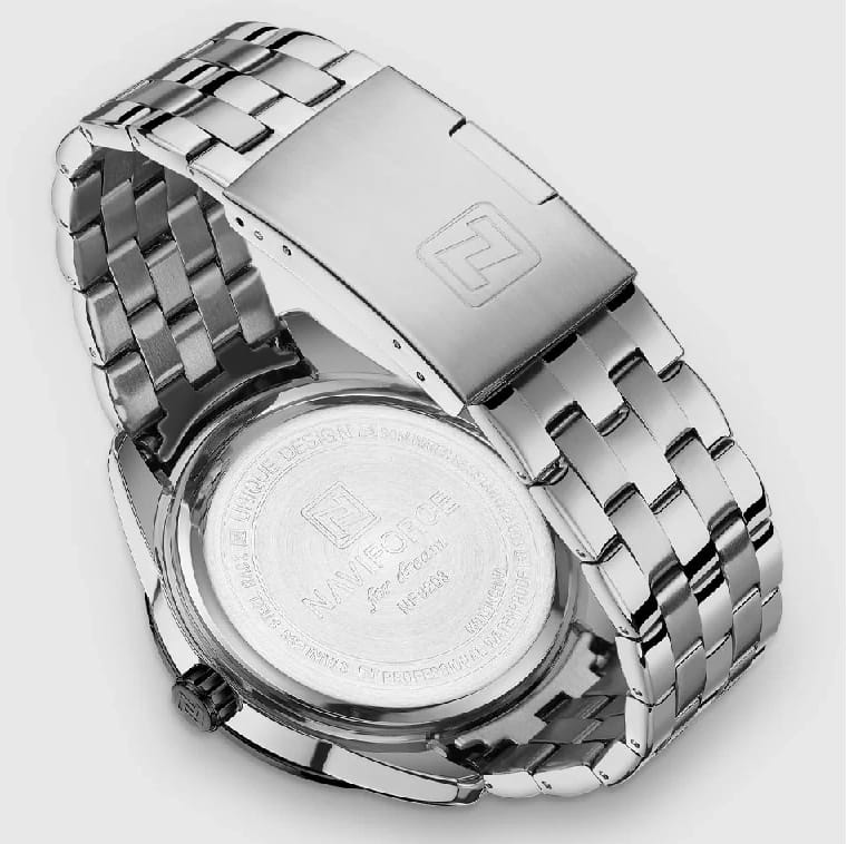NaviForce Watch NF9203-Silver/Black - image 3