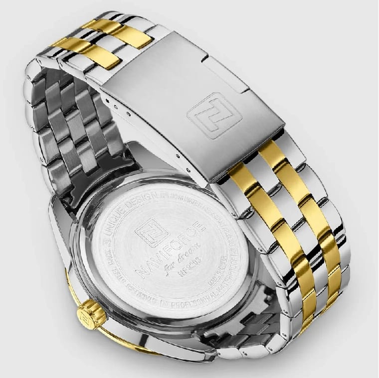 NaviForce Watch NF9203-Golden/Blue - image 2