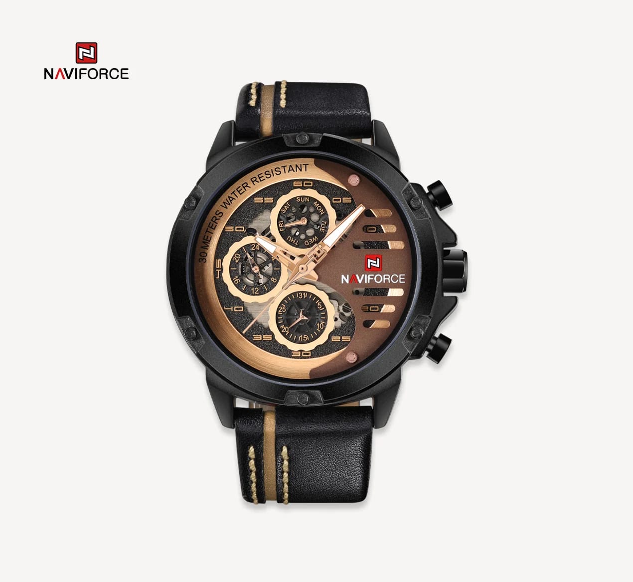NAVIFORCE Watch NF9110-Black/RoseGold - image 2