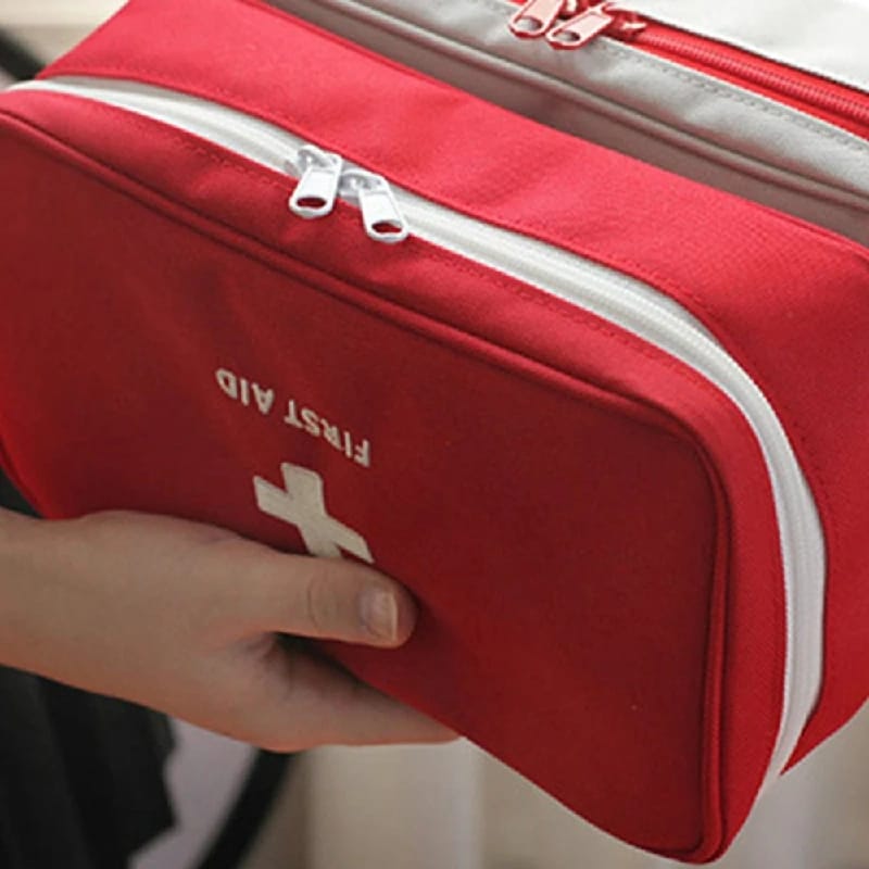 Portable First Aid Kit Organizer Bag – Emergency Medical Storage Case For Travel, Outdoor Camping & Home Safety Protection ( Empty Bag Only) - image 2