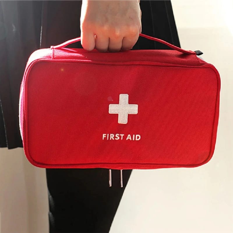 Portable First Aid Kit Organizer Bag – Emergency Medical Storage Case For Travel, Outdoor Camping & Home Safety Protection ( Empty Bag Only) - image 3